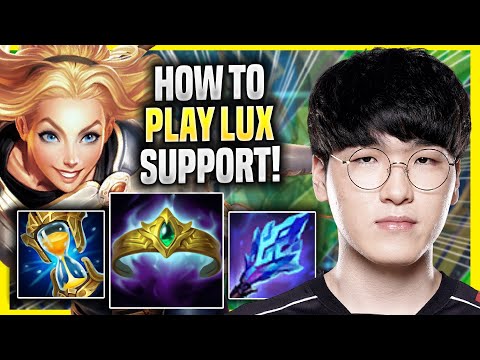 LEARN HOW TO PLAY LUX SUPPORT LIKE A PRO! - DK Kellin Plays Lux SUPPORT vs Rakan! | Season 2022