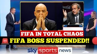 GIANNI INFANTINO HIT WITH CRIMINAL COMPLAINT BY FORMER UEFA BOSS MICHEL PLATINI FOOTBALL WORLD LEFT