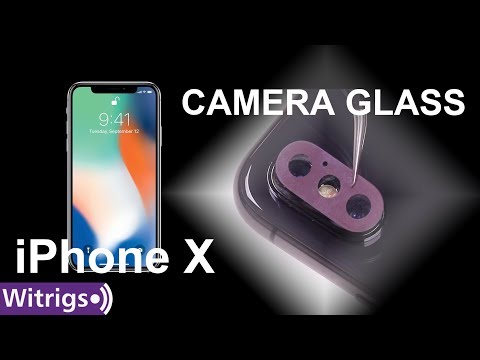 Iphone x camera lens glass replacement - repair guide