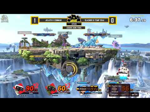 CN:B #351 - SSBU Doubles - Losers Semis - Jelato & Conman vs. Slasher & Temp Seal