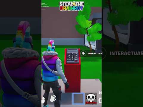 GUARANTEED SECRET CODE STEAL THE BRAINROT IN FORTNITE #fortnite