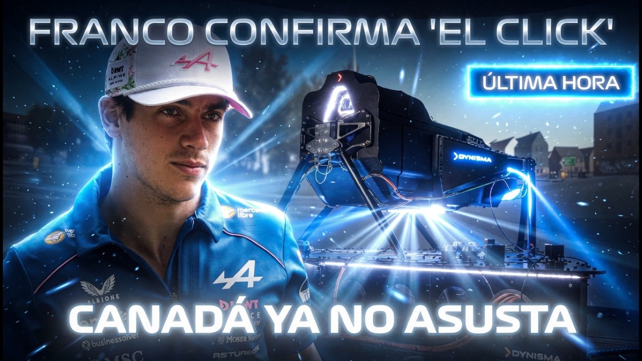 COLAPINTO CONFIRMA SU GRAN SENSACIÓN EN SIMULADOR DE CARA A CANADÁ, ALPINE F1 A POR LOS GRANDES
