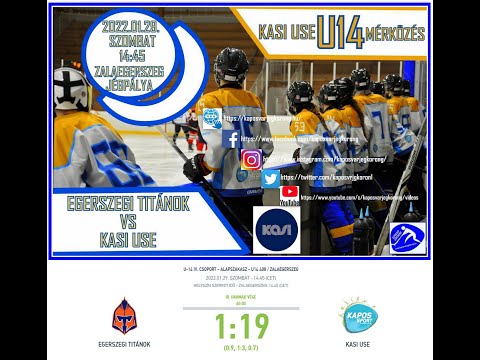 U14 EGERSZEGI TITÁNOK-KASI USE  miniclip  2022.01.29.