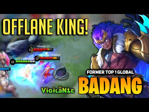 Offlane King! Badang Best Build 2022 [ Former Top 1 Global Badang Gameplay ] By Vɨɢɨʟǟnȶɛ - MLBB