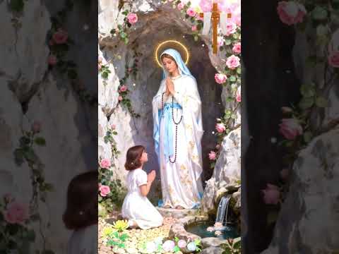 con tigo maria #catolico #virgenmaria #santamariareina #madrededios