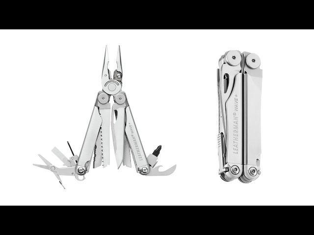 Vídeo relacionado con Leatherman Wave+ Multiherramienta - 18 en 1 Herramienta de Acero Inoxidable Resistente con Navaja, Alicates y Cortaalambres, Made in USA, Gris, Edición Especial