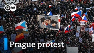Prague protesters demand Babis step down on anniversary of Velvet Revolution | DW News