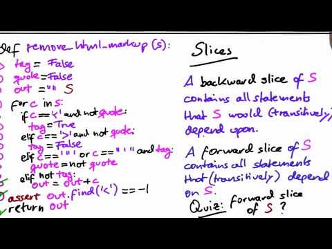 Forward Slice Solution Software Debugging