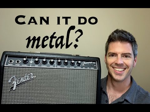 Fender Champion 40 vs METAL: 1 Setting YOU Can Use Now! (Fender Champion 40 metal settings)