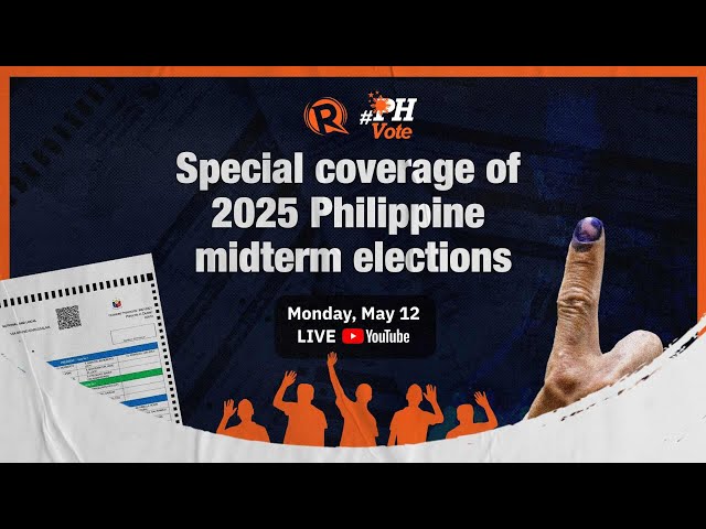 Livestream #Phvote: Saklaw ng Rappler ng halalan sa 2025 midterm