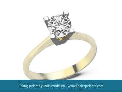 Tek Taş Pırlanta Yüzükler Fiyatları