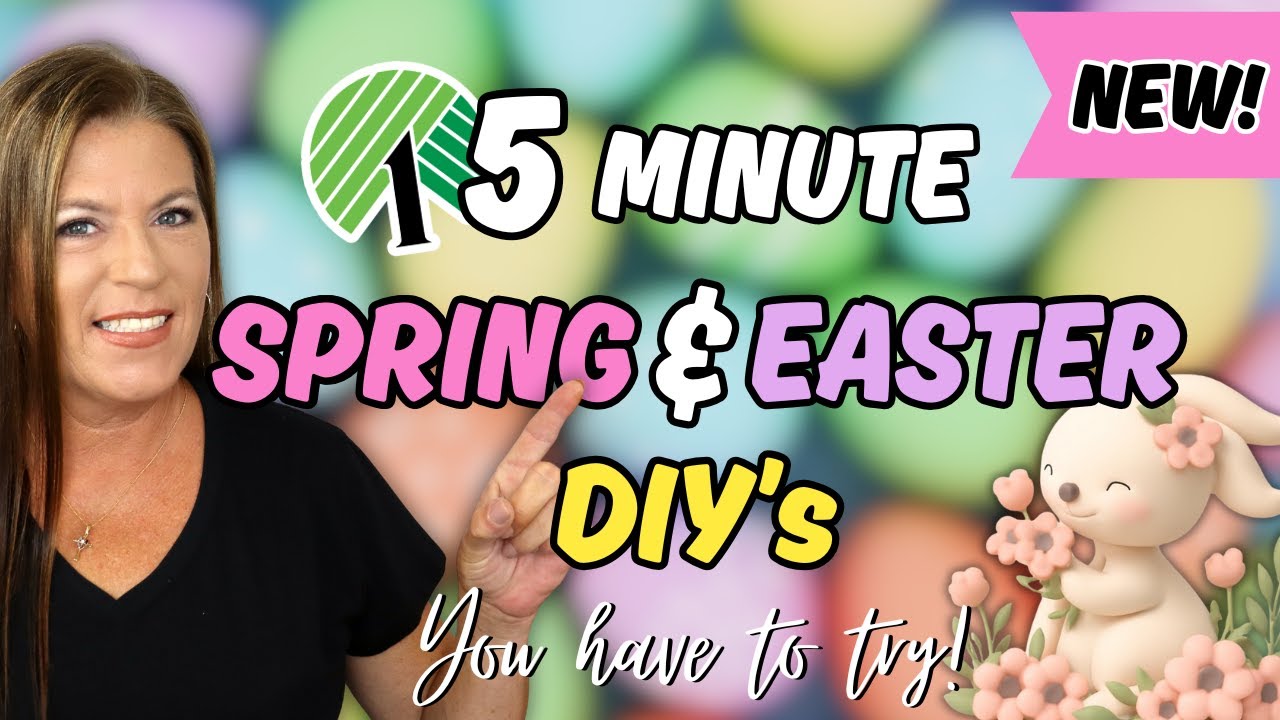 🌸Dollar Tree SPRING And EASTER DIYs You Have To Try!