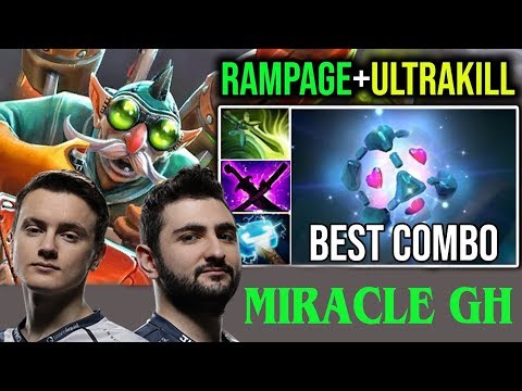 Miracle GH Perfect Couple Crazy Game Rampage Gyro IO Highlights by Time 2 Dota #dota2