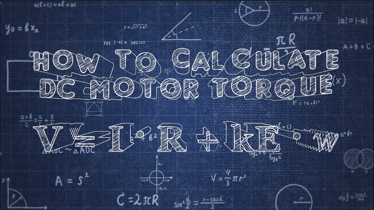How to Calculate DC motor torque based on supply voltage and speed