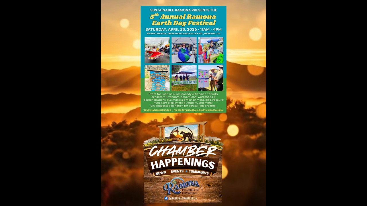 04-15-26 Chamber Happenings - Ramona Earth Day Festival