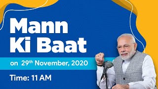 PM Narendra Modi #MannKiBaat: 29th November 2020