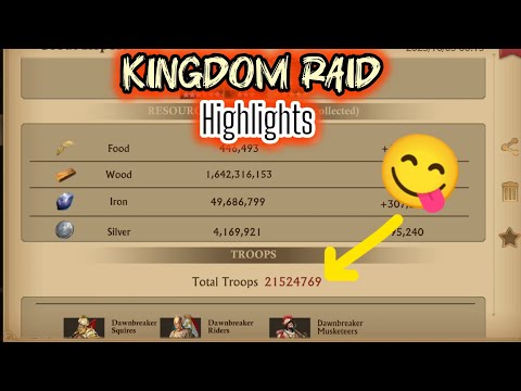 Kingdom Raid Highlights ✨ | Guns of Glory | F2P REMO 