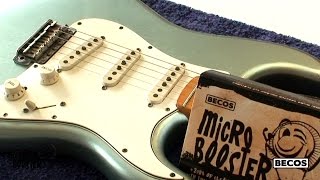 Video thumbnail for Installation of BECOS Micro Booster Onboard Preamp on a Fender Stratocaster Custom Shop by BECOS FX