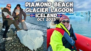 GLACIER LAGOON II DIAMOND BEACH , ICELAND #iceland #bluelagoon #eruption