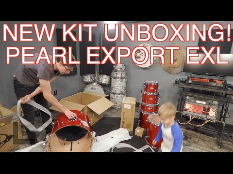 THROWBACK to EXPORT kit! New Kit Unboxing! Pearl Export EXL
