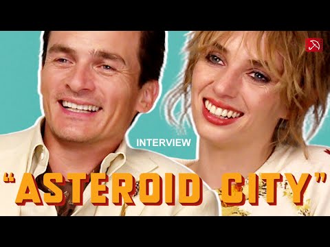 Rupert Friend & Maya Hawke ASTEROID CITY Interview (2023)