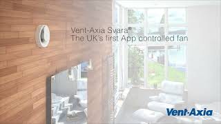 VENT AXIA SVARA FAN BLACK (BLUETOOTH ENABLED)