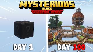 Download lagu 100 Days Minecraft Hardcore MYSTERIOUS BLOCK mp3