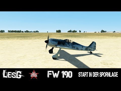 IL2 Great Battles: FW190 - Start in der Spornlage [deutsch]