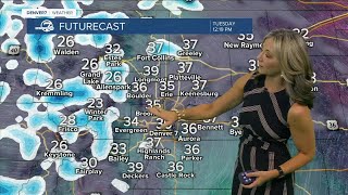 A few more snow showers possible in Denver later Tuesday