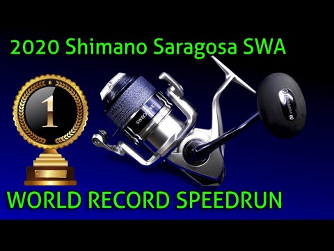 2020 Shimano Saragosa SWA SPEEDRUN  - From Fishable to bare Frame as quickly as possible.