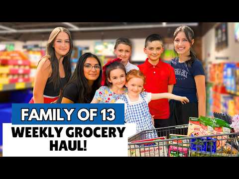 Huge $500 Grocery Haul for Our Family of 13... Saved Over $300?!