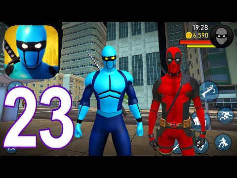 Blue Ninja, Superhero Game - Gameplay Walkthrough Part 23 - Power Ninja (iOS,Android)