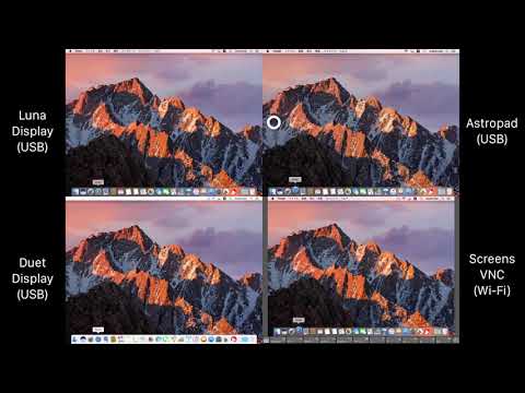 Luna Display vs. Astropad vs. Duet Display vs. Screens VNC Latency.