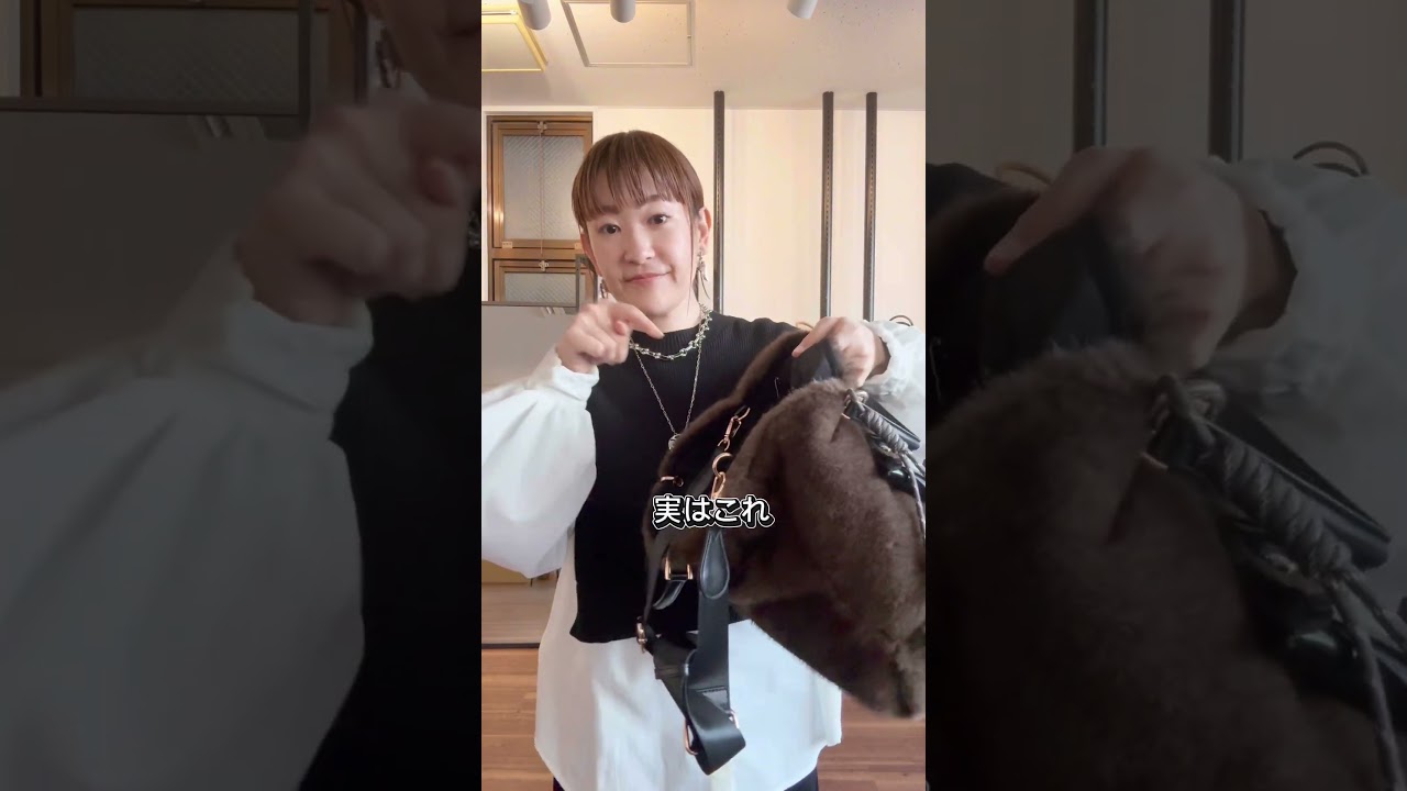 story.2026autumn collection"PL x FU REVERSIBLE TOTE M"秋先取り✨✨フェイクファーのなんと❗️リバーシブルバッグ👜