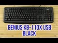 Клавиатура Genius KB-110X 31300711107 Black PS/2 - відео