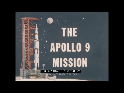 1969 NASA APOLLO 9 LUNAR MISSION OVERVIEW    LUNAR MODULE WORTHINESS TESTING  EVA    62304