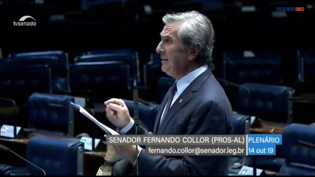 Procurador não é juiz, protesta Fernando Collor ao rebater ‘sórdida acusação’