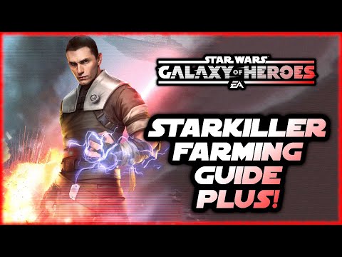Starkiller SWGOH Farming Guide PLUS!  All Characters and Teams needed, Mods, and Using SWGOH.gg!