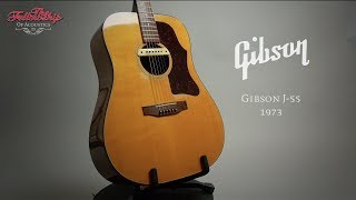 Video thumbnail for TFOA review - Gibson J-55 by The Fellowship of Acoustics