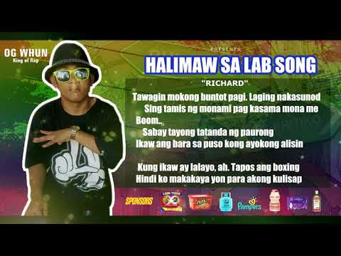 Halimaw sa Lab Song Feat Shernan Lyrics Video (Og Whun Album Vol.2)