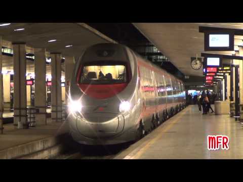 Parte 2: TRENI ITALIANI AD ALTA VELOCITA': Frecciarossa, Frecciargento e Italo a Firenze S.M.N.