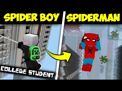 Can we create a Spiderman in Minecraft?