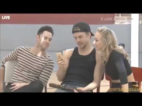 Nastia Liukin, Derek Hough & Sasha Farber - Paso Doble & Jive rehearsal