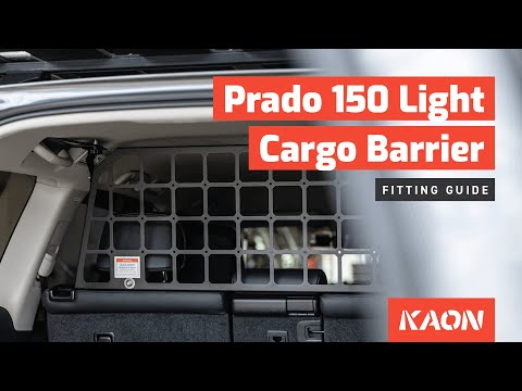 In & Out in Under 15 Minutes: Our Light Cargo Barrier to suit the Toyota Prado 150