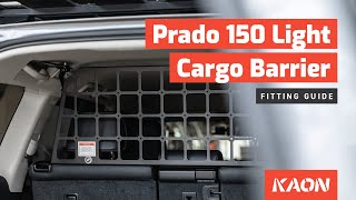 In & Out in Under 15 Minutes: Our Light Cargo Barrier to suit the Toyota Prado 150
