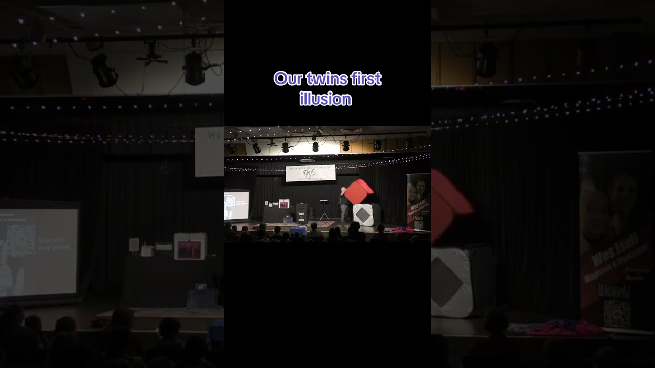 Wes Iseli magician & Illusionist producing the twins at The Luray performing arts center