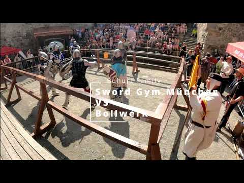 Bollwerk VS Sword Gym München 2 Burg Kaprun Buhurt IMCF 2022