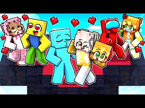 Awita y Clara en Un CORAZÓN en Minecraft!