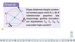 Eğitim Vadisi AYT Fizik 9.Föy Çembersel Hareket 3 Konu Anlatım Videoları