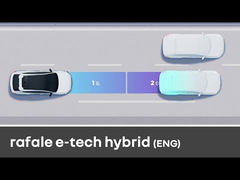 distance warning - Rafale full hybrid E-Tech - Renault